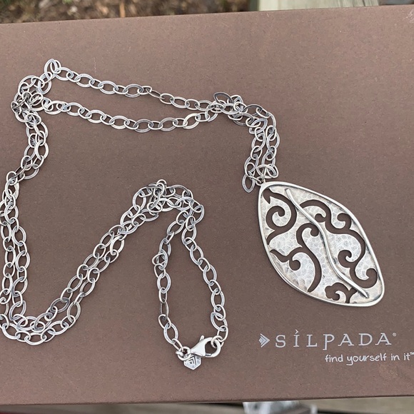 Retired Silpada sterling Stormy Cove Necklace